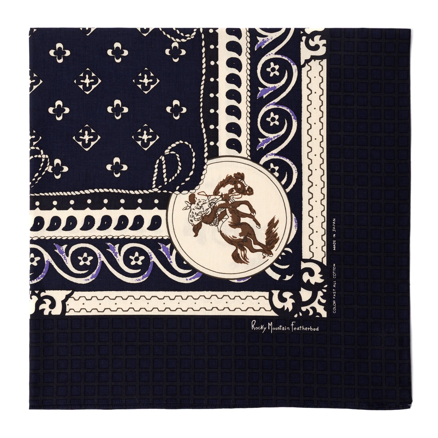 RMFB x MJ:  Bandana "Jackson Riders" aus reiner Baumwolle